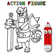 Action-Figur Färbung
