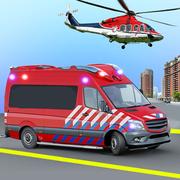 Ambulância Helicóptero Ambulância Jogo De Resgate jogos 360