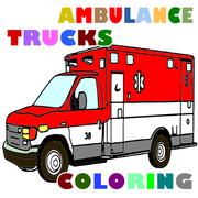 Caminhões De Ambulância Colorindo Páginas jogos 360
