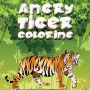 Coloration De Tigre Fâchée