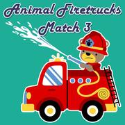 Животных Пожарных Машин Матч 3