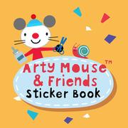 Arty Mouse Adesivo Libro