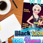 Schwarze Mode Für Vogue-Cover
