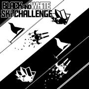 काले और सफेद स्की चुनौती