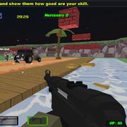 Blocky Combate Atacar Zumbi Multiplayer jogos 360