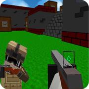 Blocky Pistola 3D Guerra Multiplayer