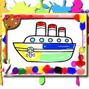 Лодки Раскраски Книги