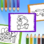Libro Para Colorear Dibujos Animados