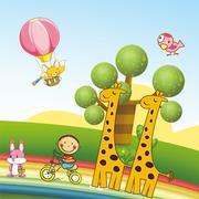Quebra-Cabeça Girafa Desenho Animado jogos 360