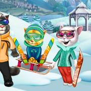 Gatos Diversão Inverno jogos 360
