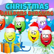 Ballons De Noël Éclatant