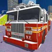 Sauvetage De Camion D’Incendie De Ville