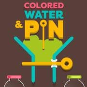 Farbiges Wasser Und Stift