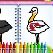 Coloring Birds Game