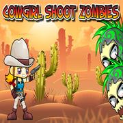 Cowgirl Стрелять Зомби