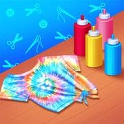 Design Comigo Bonito Tie Dye Tops jogos 360