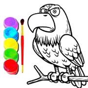 Libro Para Colorear Águila