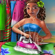 Garota Exótica Lavando Roupas jogos 360