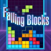 गिरने Tetris खेल ब्लॉकों