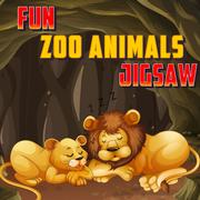 Divertido Animais Zoológico Jigsaw jogos 360