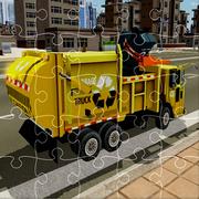 Quebra-Cabeças Caminhões De Lixo jogos 360