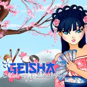 Geisha मेकअप और पोशाक