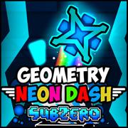 Geometrie Neon Dash Unternull