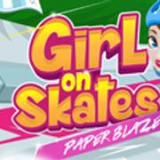 Girl On Skates: Paper Blaze