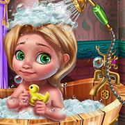 Cuidados Com O Banho De Bebê Goldie jogos 360