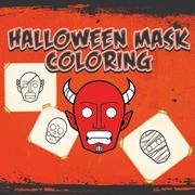 Libro Para Colorear Máscara De Halloween