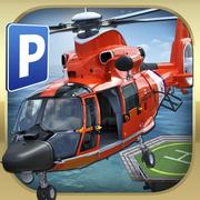 Hubschrauber Parkplatz Simulator Spiel 3D