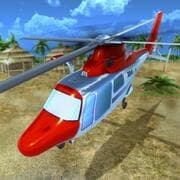Вертолет Спасательный Летающий Симулятор 3D