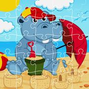 Puzzle Hippopotame