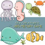 Crianças Memória Criaturas Do Mar jogos 360