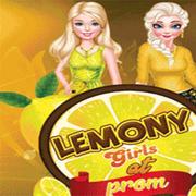 Lemony Girls At Prom