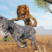 Simulador Do Rei Leão: Caça Aos Animais Selvagens jogos 360