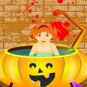 Bebê Bebê Banho De Halloween jogos 360