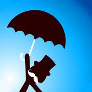 Master-Regenschirm Nach Unten