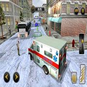 Moderno Simulatore Di Ambulanza Città