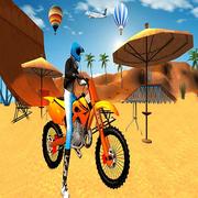 Мотокросс Пляж Игры : Велосипед Трюк Гонки