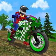 Motocicleta Dublê Super Herói Simulador jogos 360