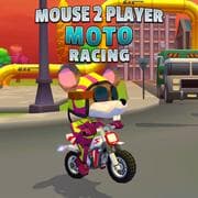 Mouse 2 Giocatori Moto Racing
