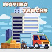 Bewegte Lastwagen Puzzle