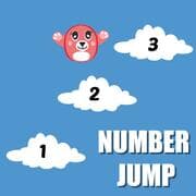 संख्या कूद बच्चों के शैक्षिक खेल कूद