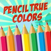 Bleistift Echte Farben