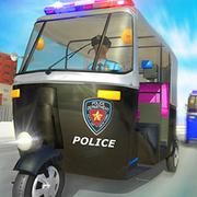 Полиция Авто Рикша Игра 2020