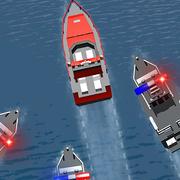 Perseguição Barco Polícia jogos 360
