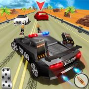 Полицейский Автомобиль Погони Преступления Гоночных Игр