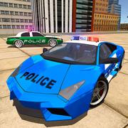 पुलिस बहाव कार ड्राइविंग स्टंट खेल