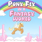 Pony Fliegen In Einer Fantasiewelt
